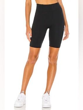 Center Stage Biker Short in Black